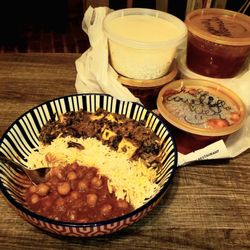Shiva Indian Restaurant - Take away Channa Masala & Saag Paneer served & chili califlower appetizer on the side DELICIOUS!