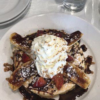 Aloha Kitchen - Chocolate Banana Strawberry Nutella w/macadamia nuts & whipped cream Soufflé - Breakfast & Brunch Near Me - Honolulu, Hawaii Aloha Kitchen - Chocolate Banana Strawberry Nutella w/macadamia nuts & whipped cream Soufflé - Breakfast & Brunch Near Me - Honolulu, Hawaii
