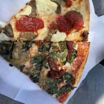 Buonasera - Margarita slice and meatball veggie - Pizza Near Me - Del Mar, California Buonasera - Margarita slice and meatball veggie - Pizza Near Me - Del Mar, California
