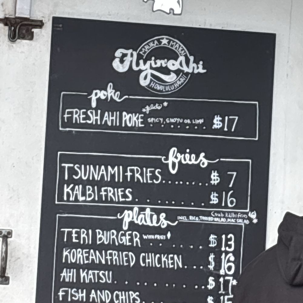 Flyin Ahi - Menu - Seafood Near Me - Kaneohe, Hawaii Flyin Ahi - Menu - Seafood Near Me - Kaneohe, Hawaii