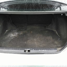 Moldy trunk of the '06 Toyota Camry they gave me as my first rental...