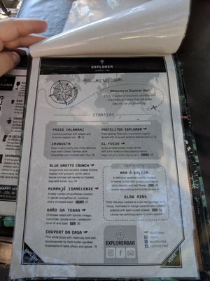 Menu photo 2 Explorer Bar Rio de Janeiro, RJ