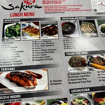 Sakura Sushi - Menu - Japanese Near Me - Mesa, Arizona Sakura Sushi - Menu - Japanese Near Me - Mesa, Arizona