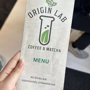 Origin Lab Coffee & Matcha - menu - Coffee & Tea Near Me - San Francisco, California