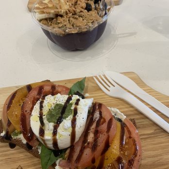 Toastique - PB&B Bowl with Buratta Toast - Cafes Near Me - Highlands Ranch, Colorado Toastique - PB&B Bowl with Buratta Toast - Cafes Near Me - Highlands Ranch, Colorado