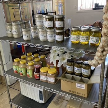 Gus' Fresh Jerky -  shelf full of food items - Grocery Near Me - Searchlight, Nevada