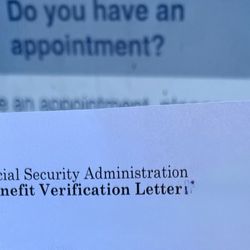 Social Security - SSA verification letter needed to process a form