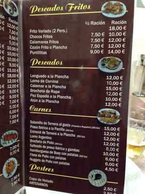 Menu photo 6 La Pérgola Rota, CA