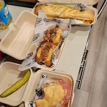 Firehouse Subs - Small italian, medium meatball, and large cajun chicken sandwich. - Fast Food Near Me - Haines City, Florida Firehouse Subs - Small italian, medium meatball, and large cajun chicken sandwich. - Fast Food Near Me - Haines City, Florida