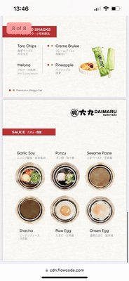 Menu photo 8 Daimaru Shabu Shabu Scarborough, ON