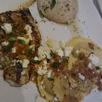 Bonefish Grill - Swordish and pumpkin ravioli - Seafood Near Me - Palm Beach Gardens, Florida