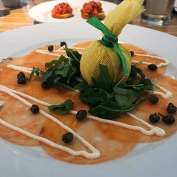 Brasserie Brickell Key - Carpaccio di salmone - Italian Near Me - Miami, Florida