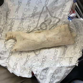 Sonic Drive-In - After one bite still no food, just tortilla. - Fast Food Near Me - Menifee, California