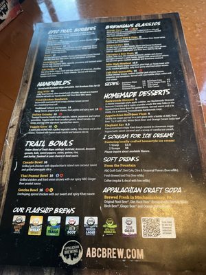 Menu photo 3 Appalachian Brewing Company Gettysburg, PA