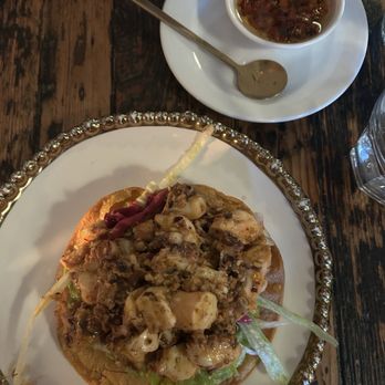 La Condesa - Octopus and chorizo tostada - Mexican Near Me - Wellington, Ontario La Condesa - Octopus and chorizo tostada - Mexican Near Me - Wellington, Ontario