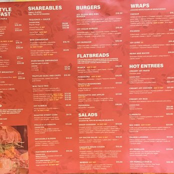 Pure Joy Restaurant - All-Day menu - Gluten-Free Near Me - Doral, Florida