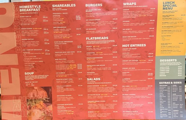 Menu photo 3 Pure Joy Restaurant Doral, FL