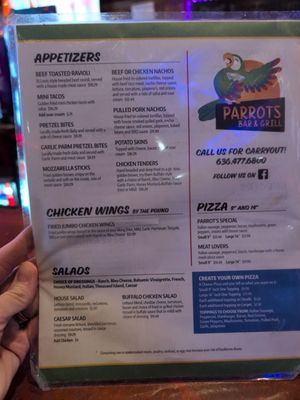 Menu photo 2 Parrot's Bar & Grill St Peters, MO