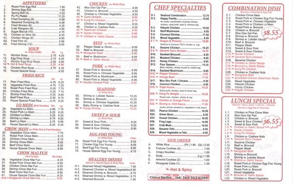 Menu photo 2 Li's China Buffet Martinsville, IN Menu photo 2 Li's China Buffet Martinsville, IN