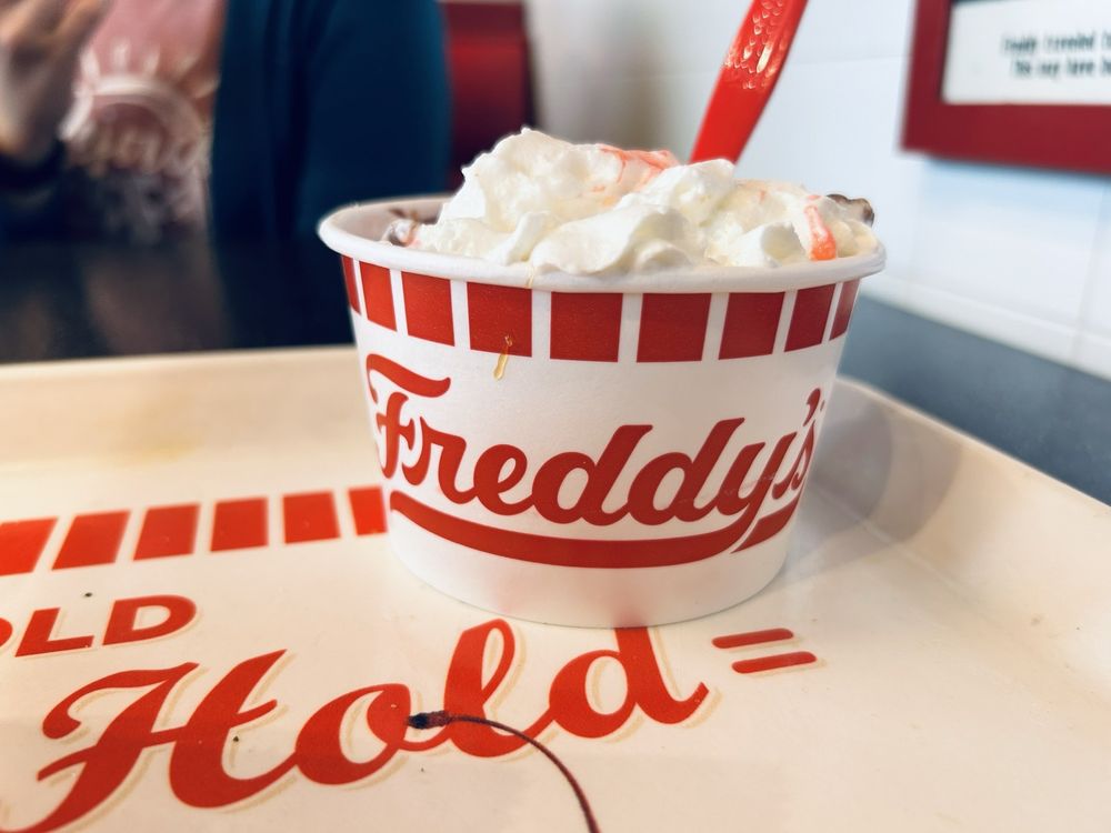 Food from Freddy's Frozen Custard & Steakburgers