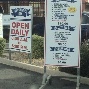 Sparklin' Clean Car Wash - Information on hours and the different types of washes provided. - Car Wash Near Me - Phoenix, Arizona Sparklin' Clean Car Wash - Information on hours and the different types of washes provided. - Car Wash Near Me - Phoenix, Arizona