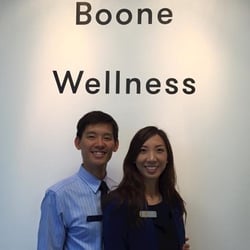 Boone Wellness - Dr. Chow and Dr. Huh the morning of their Open House June 27th.