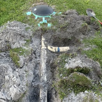 RoadRunners Plumbing - Main line going into septic tank was ran over. - Plumbing Near Me RoadRunners Plumbing - Main line going into septic tank was ran over. - Plumbing Near Me