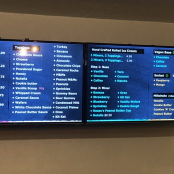 Ice Cream & Crêpes Eatery - Menu - Coffee & Tea Near Me - Gainesville, Florida Ice Cream & Crêpes Eatery - Menu - Coffee & Tea Near Me - Gainesville, Florida