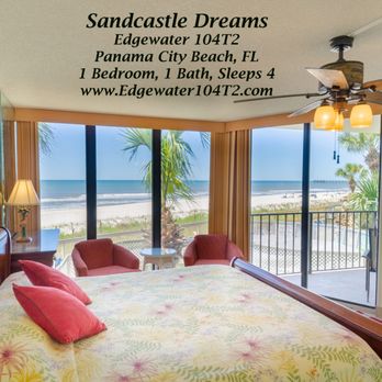 Emerald Beach Properties - Sandcastle Dreams Beachfront Vacation Rental in PCB, FL!  Like sleeping on the beach with AC! - Vacation Rentals Near Me - Panama City Beach, Florida