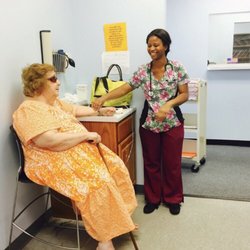 Complete Health - Glenside - Getting vitals, floor could use an update ;)