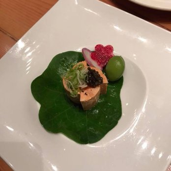 Matsuhisa Aspen - Sweet and savory like a duck parfait, thick buttery then a honey aftertaste on swallow. Well paired with caviar, finish with reddish. Classy - Japanese Near Me - Aspen, Colorado