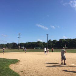 Mashashimuet Park - last game of the season for the Sag Harbor Sunday Softball League.
