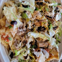 Sad pulled pork nachos Sad pulled pork nachos