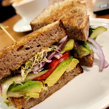 Arcade Downtown - Veggie Sandwich - fresh veggies and very filling. Loved that the bread was soft. - Cafes Near Me - Riverside, California Arcade Downtown - Veggie Sandwich - fresh veggies and very filling. Loved that the bread was soft. - Cafes Near Me - Riverside, California