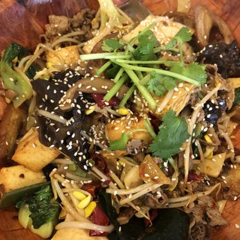 HuNan Taste - Dry pot with pork intestine, beef, and fish tofu. - Chinese Near Me - Orlando, Florida HuNan Taste - Dry pot with pork intestine, beef, and fish tofu. - Chinese Near Me - Orlando, Florida