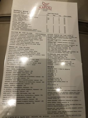 Menu photo 4 Napoli Italian Eatery Wichita, KS