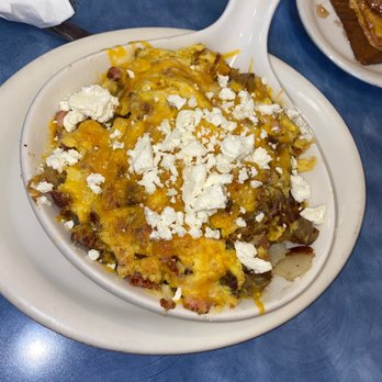 Brandon's Diner - Meat Lovers omelette, added Feta cheese - Diners Near Me - Rancho Cucamonga, California Brandon's Diner - Meat Lovers omelette, added Feta cheese - Diners Near Me - Rancho Cucamonga, California