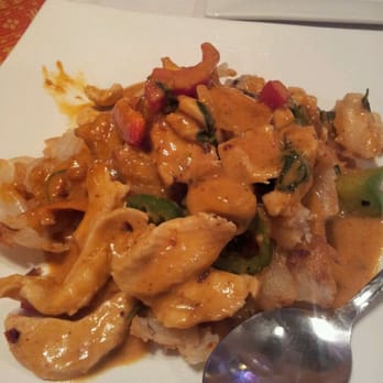 Royal Thai Restaurant - Chicken Panang curry noodles at Royal Thai, Chicago. Get it - now! - Thai Near Me - Chicago, Illinois