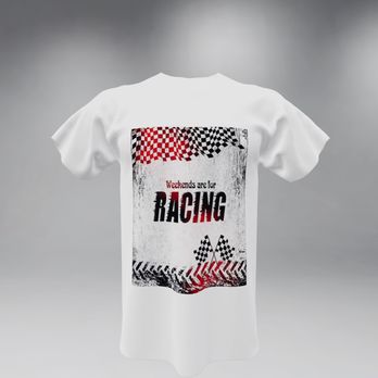Udderly Colorful Custom Apparel - Weekends Are For Racing T-shirts - Screen Printing/T-Shirt Printing Near Me - Newark, New York Udderly Colorful Custom Apparel - Weekends Are For Racing T-shirts - Screen Printing/T-Shirt Printing Near Me - Newark, New York