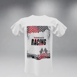 Udderly Colorful Custom Apparel - Weekends Are For Racing T-shirts