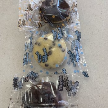 Wicked Whoopies - Mini whoopie pies. Mocha, chocolate chip, and peanut butter (bottom to top). - Desserts Near Me - Freeport, Maine Wicked Whoopies - Mini whoopie pies. Mocha, chocolate chip, and peanut butter (bottom to top). - Desserts Near Me - Freeport, Maine