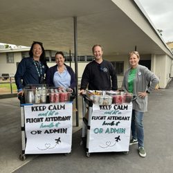 Greenfield Middle School - Admin Team : AP Ms. Morris, AP Mrs. Montague, Principal Mr. Launder, and Curriculum Coordinator Mrs. Long