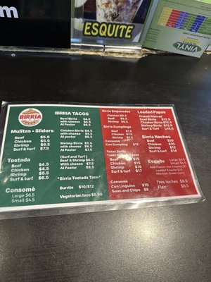 Menu photo 1 Birria LES New York, NY
