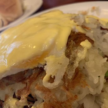 Don's Country Kitchen - Cross section of Bea's Stuffed Hash Browns - Breakfast & Brunch Near Me - Oceanside, California