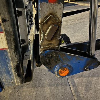Bullet Metal Worx - Lift arm repair done -- welded, reinforced, and ready for the job again! - Metal Fabricators Near Me - Ogden, Illinois Bullet Metal Worx - Lift arm repair done -- welded, reinforced, and ready for the job again! - Metal Fabricators Near Me - Ogden, Illinois