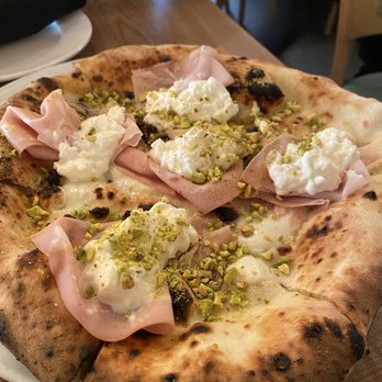 Doppio Zero Mountain View - Mortadella white pizza - Pizza Near Me - Mountain View, California