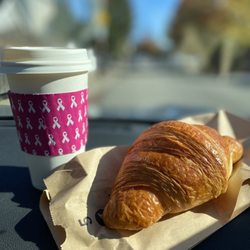 Colette Bakery - Cafe americano & plain croissant