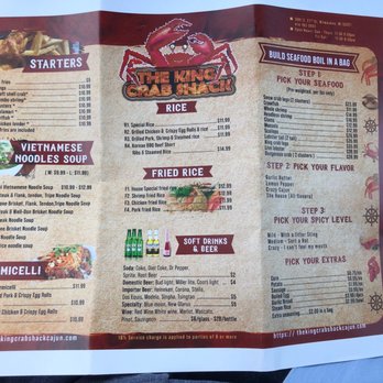 King Crab Shack - New menu - Seafood Near Me - Milwaukee, Wisconsin