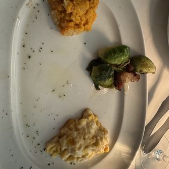 Steak 48 - Sweet potatoes, Brussels sprouts and Mac and cheese - Steakhouses Near Me - Philadelphia, Pennsylvania Steak 48 - Sweet potatoes, Brussels sprouts and Mac and cheese - Steakhouses Near Me - Philadelphia, Pennsylvania