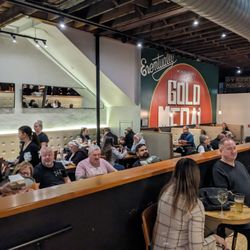 Ale House 1890 - Main seating area, with bat seating in the foreground.